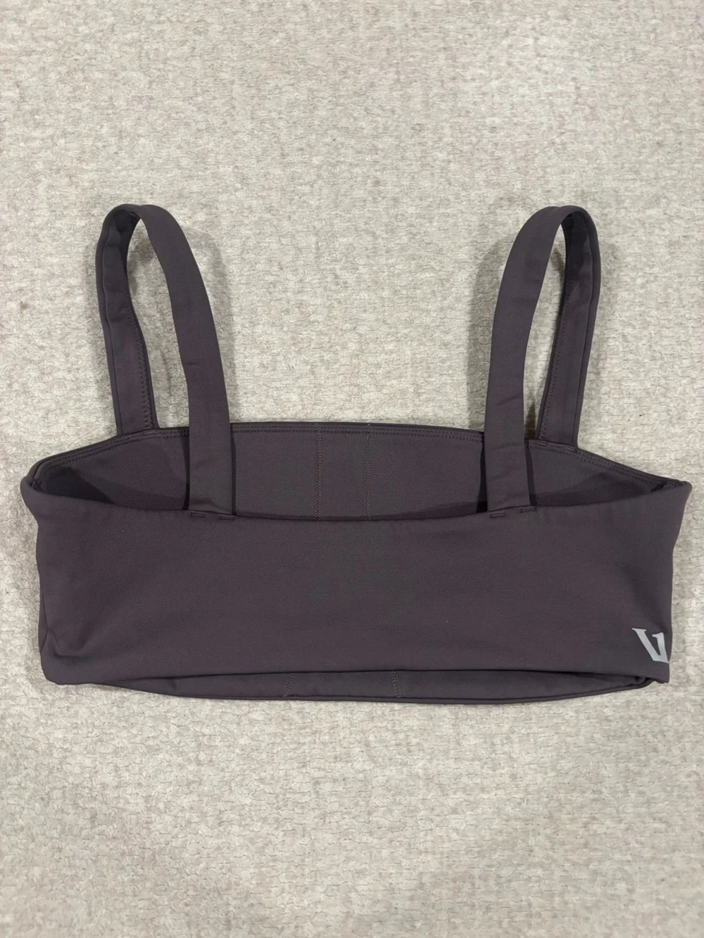 Vuori Brown Sports Bra Tank with Straps